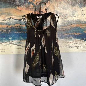 Black tropical tank